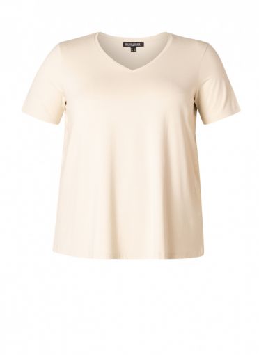 Alba T-shirt recht model beige -7000018