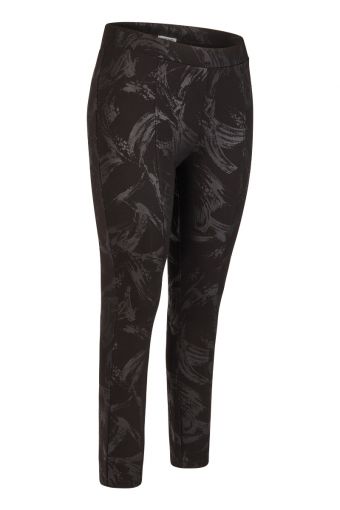 KJ Brand zwarte legging met print