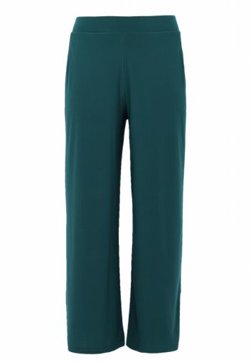 Yoek groene wijde broek dolce stof