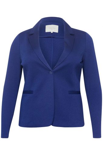 Kaffe curve blazer kobaltblauw