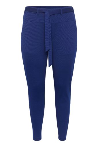 Kaffe curve broek kobalt blauw