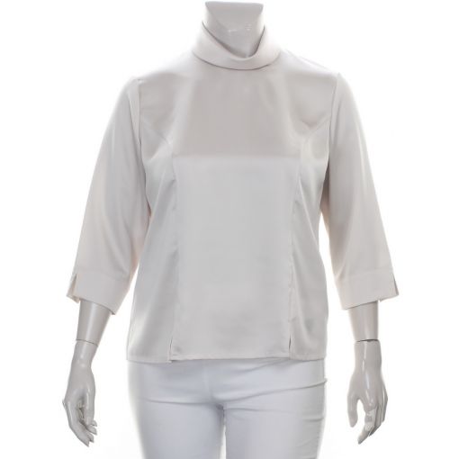 Sommermann luxe blouse zandkleurig satijn