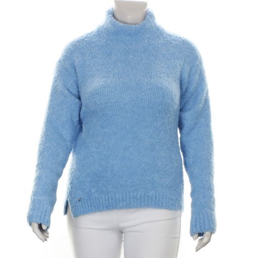 Only-M blauwe boucle pullover