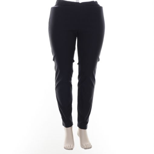 Doris Streich slimfit stretch broek donkerblauw