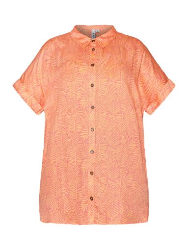Ciso viscose blouse roze oranje print