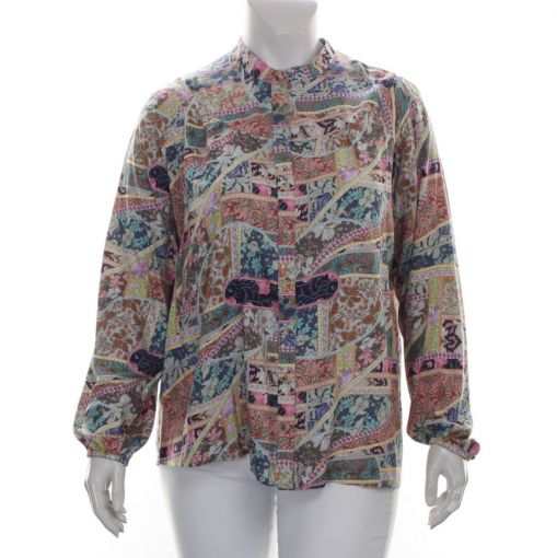 Zoey printblouse in zachte tinten