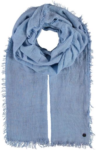 Fraas shawl zacht blauw