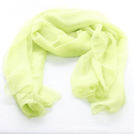 Soepele viscose shawl neon groen