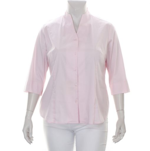 Seidel licht roze licht getailleerde blouse 