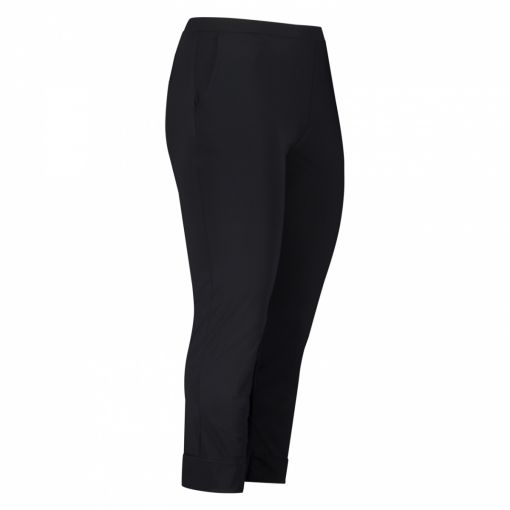 PlusBasics  zwarte broek travelstof #35 Pants Cuff