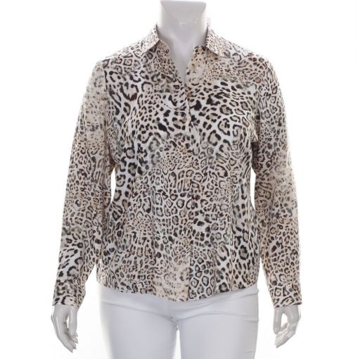 Sommermann viscose blouse panterprint