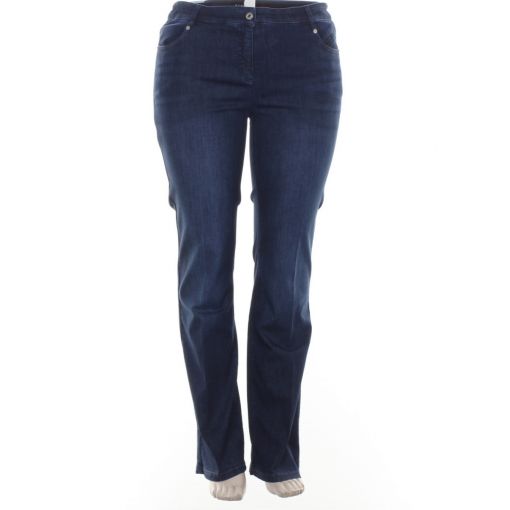 Robell jeans donkerblauw met rechte pijp model Joella
