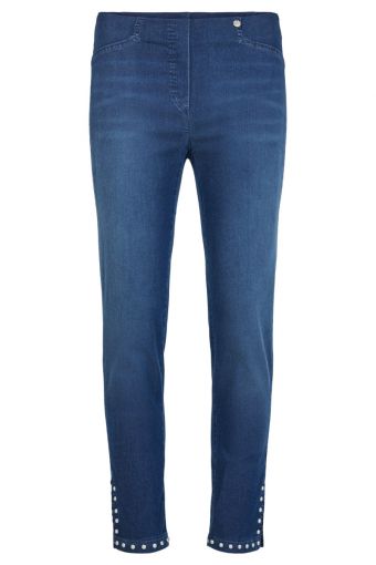 Robell jeans met studs langs de pijp model Rose 09