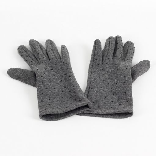 Sergio de Rosa grijze stretch handschoenen