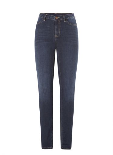 Faya blauwe skinny jeans extra hoog -7000013