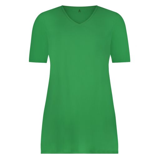 Plusbasics shirt A-lijn Forest Green Tee V neck #4 Tee V-Neck