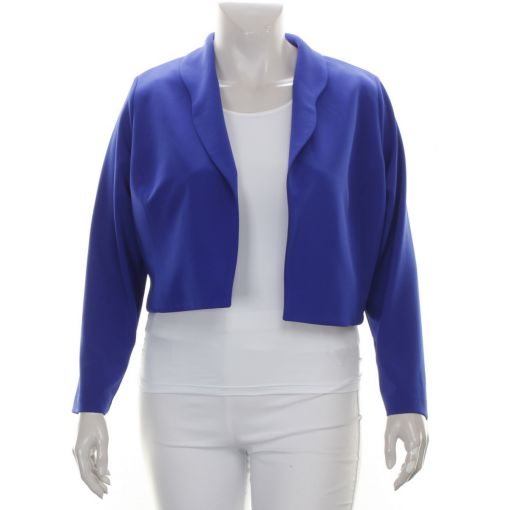 Tia luxe blazer kort kobalt