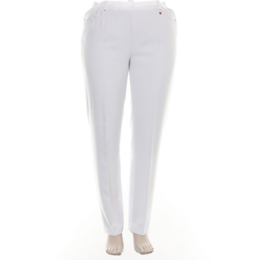 Relaxed by Toni off-white pantalon met vouw model Scarlet