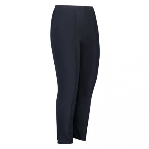 PlusBasics donkerblauwe broek met opgestikte naad  #6 Pants 7/8e