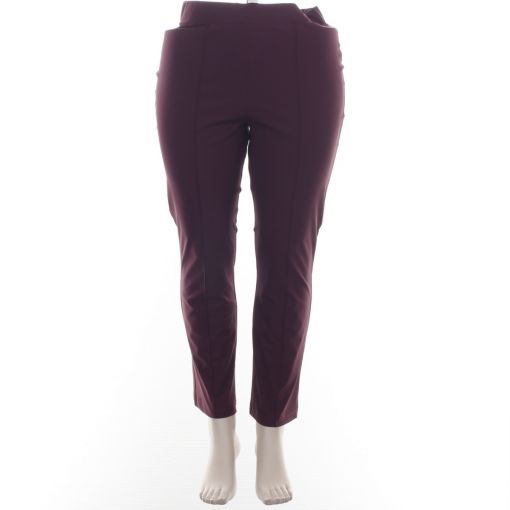 Only-M flared travelstof pantalon bordeaux