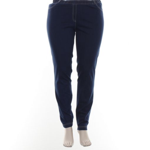 Verpass jeans donkerblauw met lichte sierstiksels