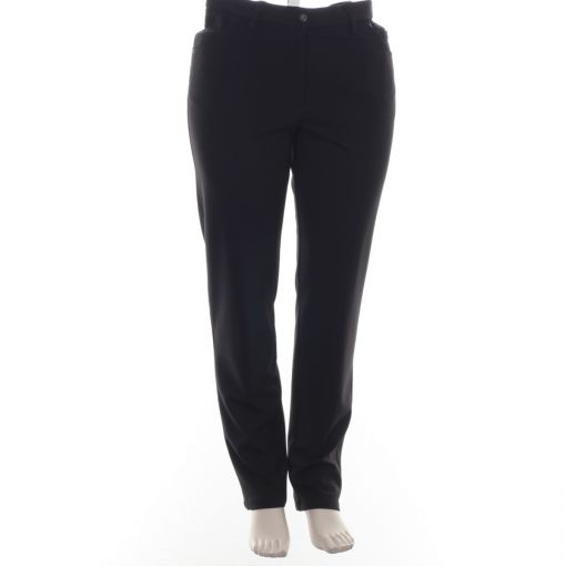 KJ Brand zwarte tricot steviger stretch broek model Betty CS- Röhre 