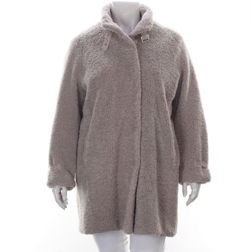 White Label  boucle jas taupe