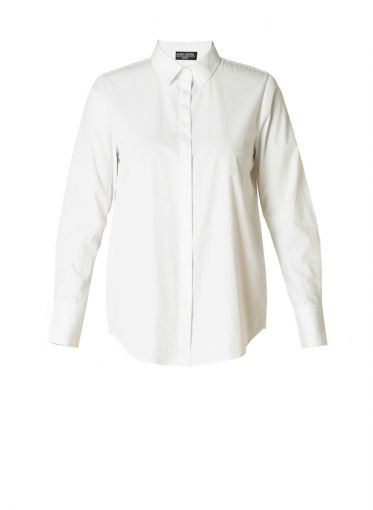 Aliza witte blouse katoen regular