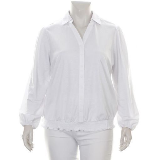 Yesta witte tricot blouse 