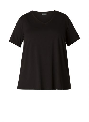 Alba T-shirt zwart recht model -7000018